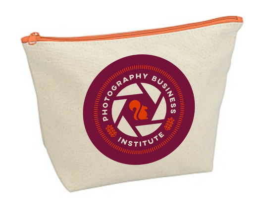 Canvas Catch-All Bag with Crest